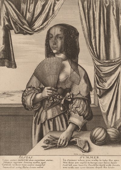 1641年の夏。 作： Wenceslaus Hollar