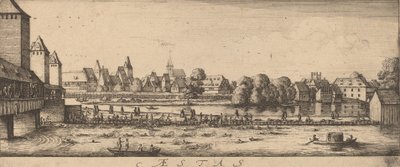夏：入浴場所、c。 16281629。 作： Wenceslaus Hollar