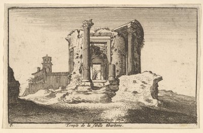 ティブルティーヌ・シビルの神殿 1650年 作： Wenceslaus Hollar