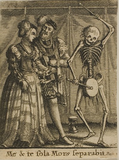ブライダルペアと死 作： Wenceslaus Hollar
