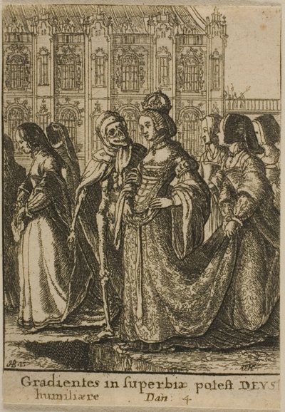 女帝と死 作： Wenceslaus Hollar