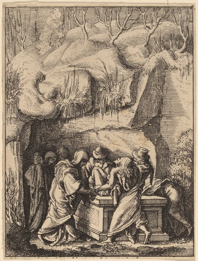 埋葬 作： Wenceslaus Hollar
