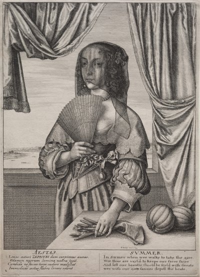 春夏秋冬 作： Wenceslaus Hollar