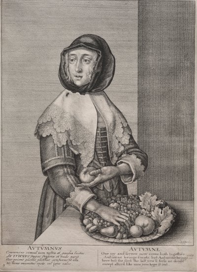 四季：秋 作： Wenceslaus Hollar
