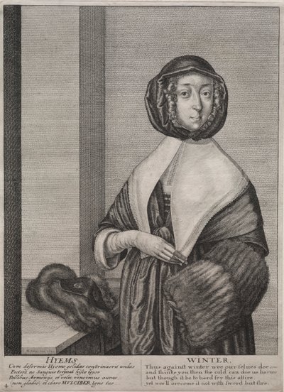 四季：冬 作： Wenceslaus Hollar