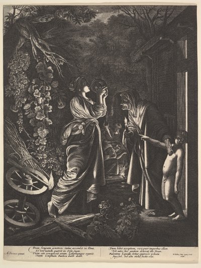セレスのモッキング、1646年。 作： Wenceslaus Hollar
