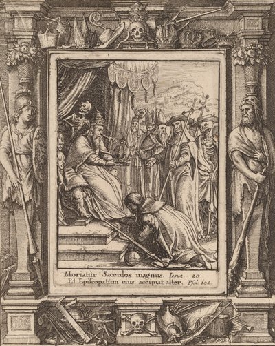 The Pope, 1651. 作： Wenceslaus Hollar