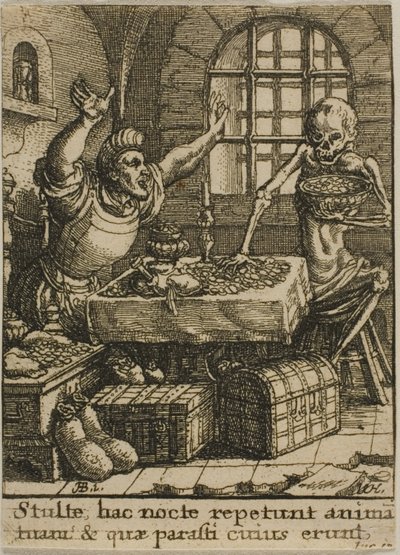金持ちと死 作： Wenceslaus Hollar