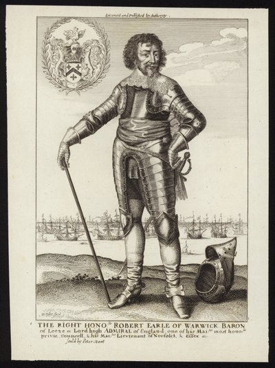 ウォーリックの右名誉ロバート伯爵 作： Wenceslaus Hollar