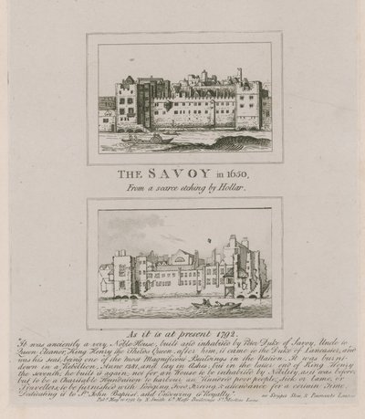 1650年のサボイと、1792年の現在 作： Wenceslaus Hollar