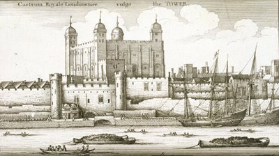 ロンドン塔、1647 作： Wenceslaus Hollar
