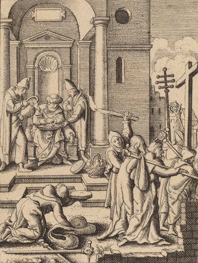 The Washing of Hands」です。 作： Wenceslaus Hollar