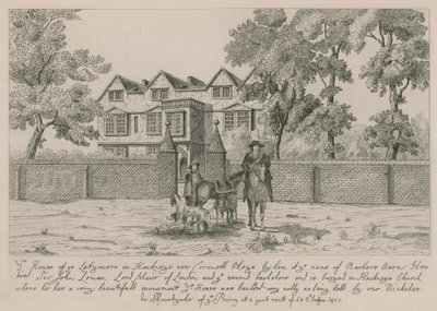 ハックニーのラティミアの家 作： Wenceslaus Hollar