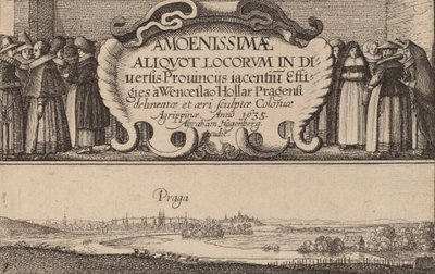 タイトルページ、1635年。 作： Wenceslaus Hollar