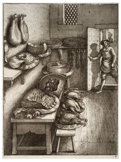 タウン＆カントリーマウス 作： Wenceslaus Hollar