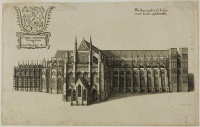 ノース・ウエストミンスター教会からの眺め 作： Wenceslaus Hollar