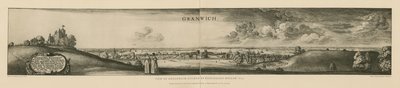 1637年にエッチングされたグリニッジの眺め 作： Wenceslaus Hollar