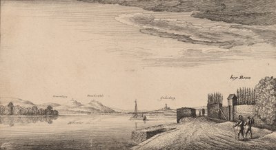 ルーヴェンバーグの眺め。 作： Wenceslaus Hollar