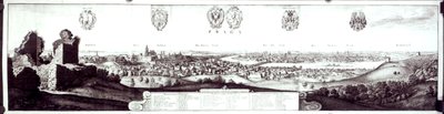 プラハの眺め、1649 作： Wenceslaus Hollar