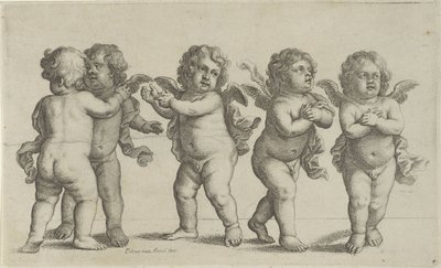 五つのケルビム ペドペグニオン（シリーズタイトル） 作： Wenceslaus Hollar
