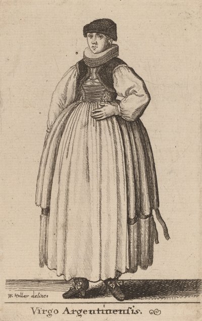 ヴィルゴ・アルヘンティネンシス 作： Wenceslaus Hollar