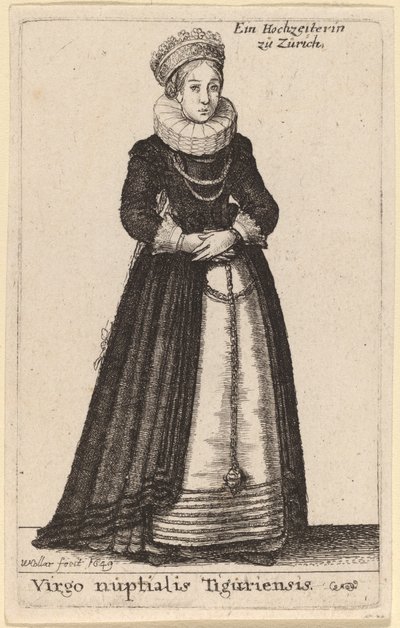 ティグリの婚礼の聖母 作： Wenceslaus Hollar