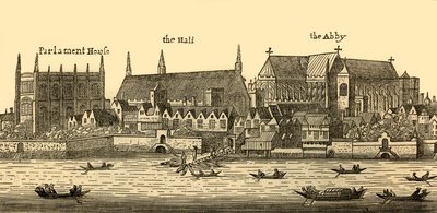 1640年、1881年のウェストミンスター。 作： Wenceslaus Hollar