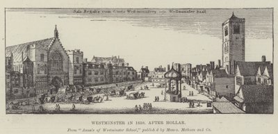 1650年のウェストミンスター 作： Wenceslaus Hollar