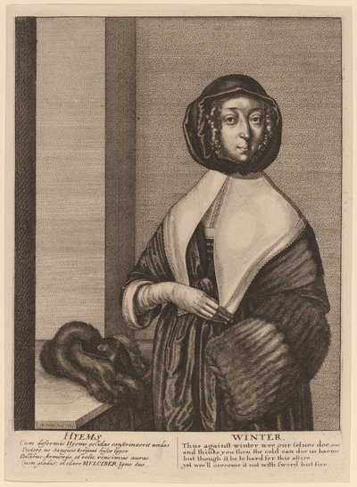 冬 作： Wenceslaus Hollar