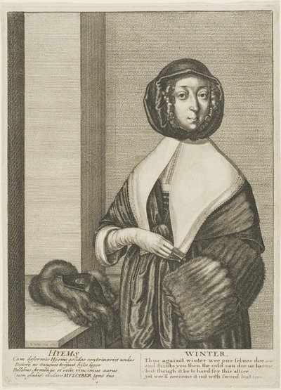 冬 作： Wenceslaus Hollar