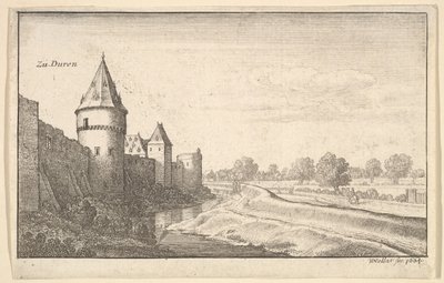 1664年、デューレンにて。 作： Wenceslaus Hollar