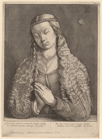 キャサリン・フルレジェリン 作： Wenceslaus Hollar after Albrecht Dürer