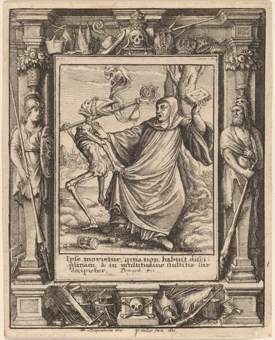 アボット 作： Wenceslaus Hollar after Hans Holbein the Younger after Abraham van Diepenbeeck