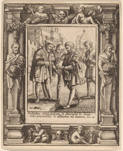 提唱する 作： Wenceslaus Hollar after Hans Holbein the Younger after Abraham van Diepenbeeck