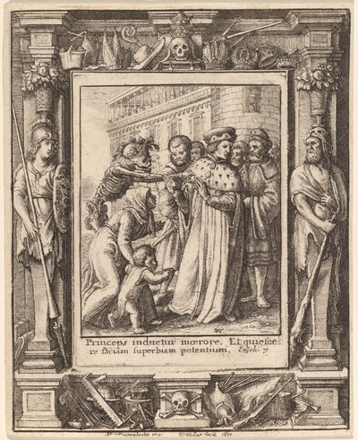 公爵 作： Wenceslaus Hollar after Hans Holbein the Younger after Abraham van Diepenbeeck