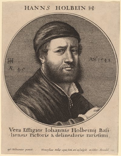 ハンス・ホルバイン・ザ・ヤンガー 作： Wenceslaus Hollar after Hans Holbein the Younger