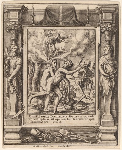 パラダイス・ロスト 作： Wenceslaus Hollar after Hans Holbein the Younger after Abraham van Diepenbeeck