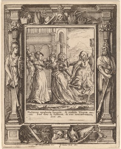女王 作： Wenceslaus Hollar after Hans Holbein the Younger after Abraham van Diepenbeeck
