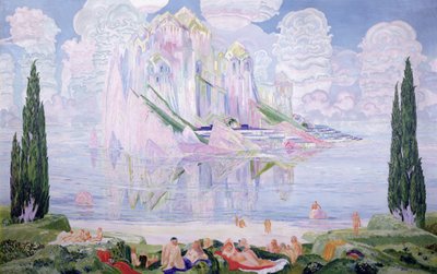 海の不思議、1917 作： Wenzel Hablik