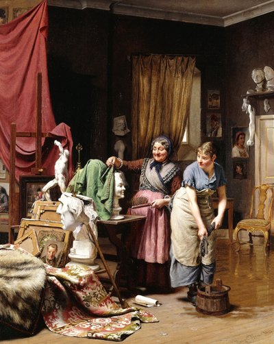 スタジオで、1882 作： Wenzel Ulrik Tornoe