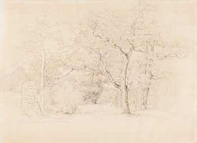 風景、木立 作： Werner Holmberg