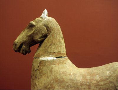 馬、小型テラコッタ軍団、前漢時代、紀元前206年～紀元後8年 作： Western Han Dynasty Chinese School