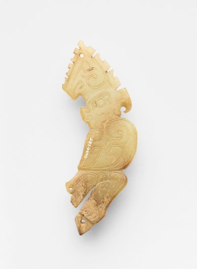 鳥の形をしたフィニアル、紀元前1300年から1050年頃 作： Western Zhou Dynasty Chinese School