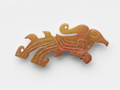 鳥の形をしたペンダント 前1050～前950年頃（翡翠、ネフライト 作： Western Zhou Dynasty Chinese School