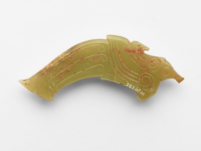 鳥の形のペンダント、紀元前1050年〜950年頃 作： Western Zhou Dynasty Chinese School
