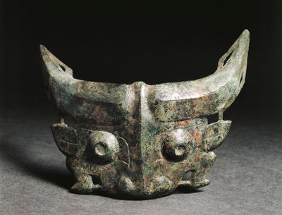 饕餮（とうてつ）を描いた儀礼用仮面 中国 西周時代 作： Western Zhou Dynasty Chinese School