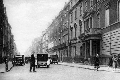ハーレー・ストリート、ロンドン、1926年から1927年。 作： Whiffin