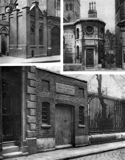 ロンドンの3つの墓場の監視小屋、1926-1927年 作： Whiffin