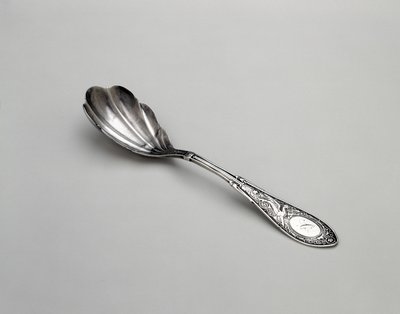 シュガースプーン 1875年頃（銀製 作： Whiting Manufacturing Company