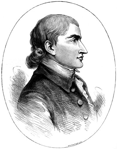 ジョンジェイ、アメリカの政治家、1783年に出版された印刷物、c1880。 作： Whymper